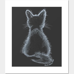 Kitty Silhouette Posters and Art